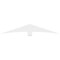 Ekena Millwork Alberta Architectural Grade PVC Gable Bracket, 84"W x 14"H x 2"D x 6"F, 4/12 Pitch GBP084X14X0206ALB00 - alternate 3